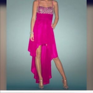 B. Darlin  Pink High-Low Dress